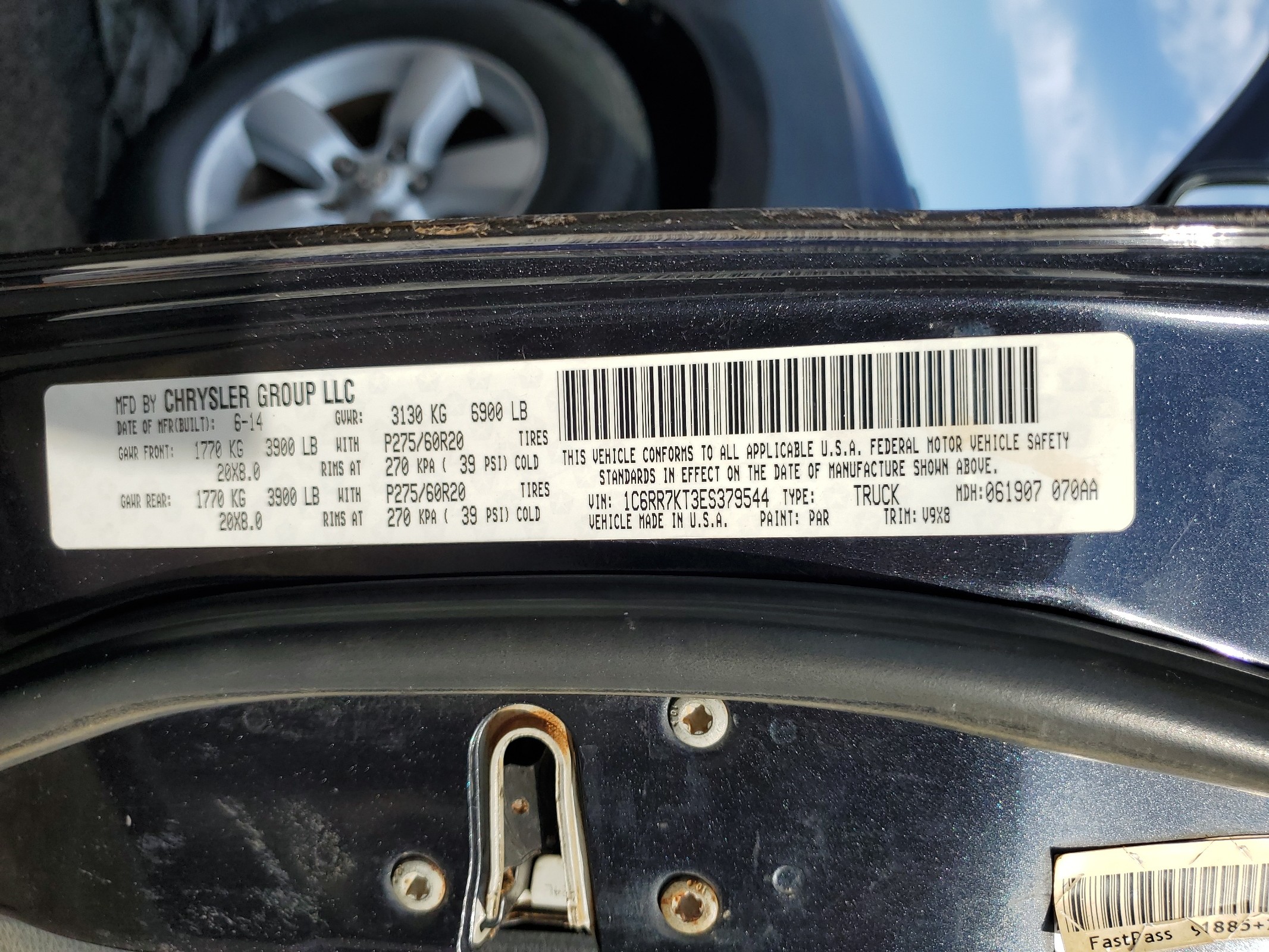 1C6RR7KT3ES379544 2014 Ram 1500 St