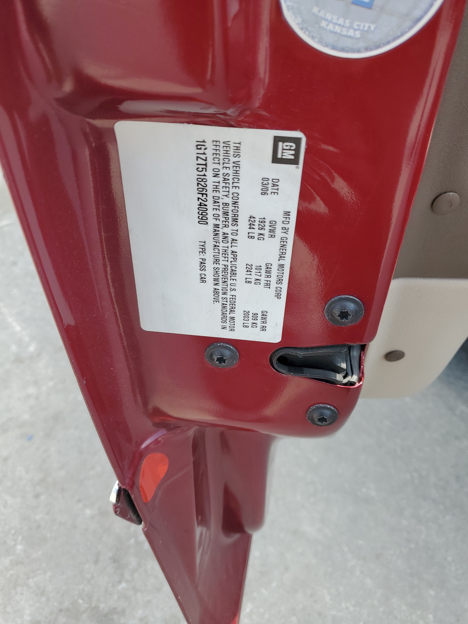 1G1ZT51826F240990 2006 Chevrolet Malibu Lt