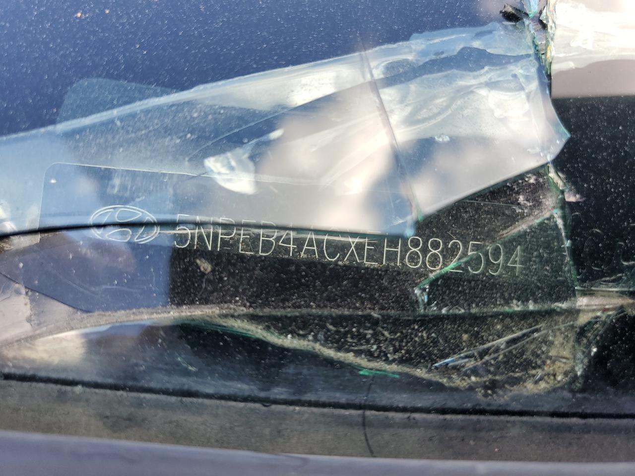 2014 Hyundai Sonata Gls VIN: 5NPEB4ACXEH882594 Lot: 61483994