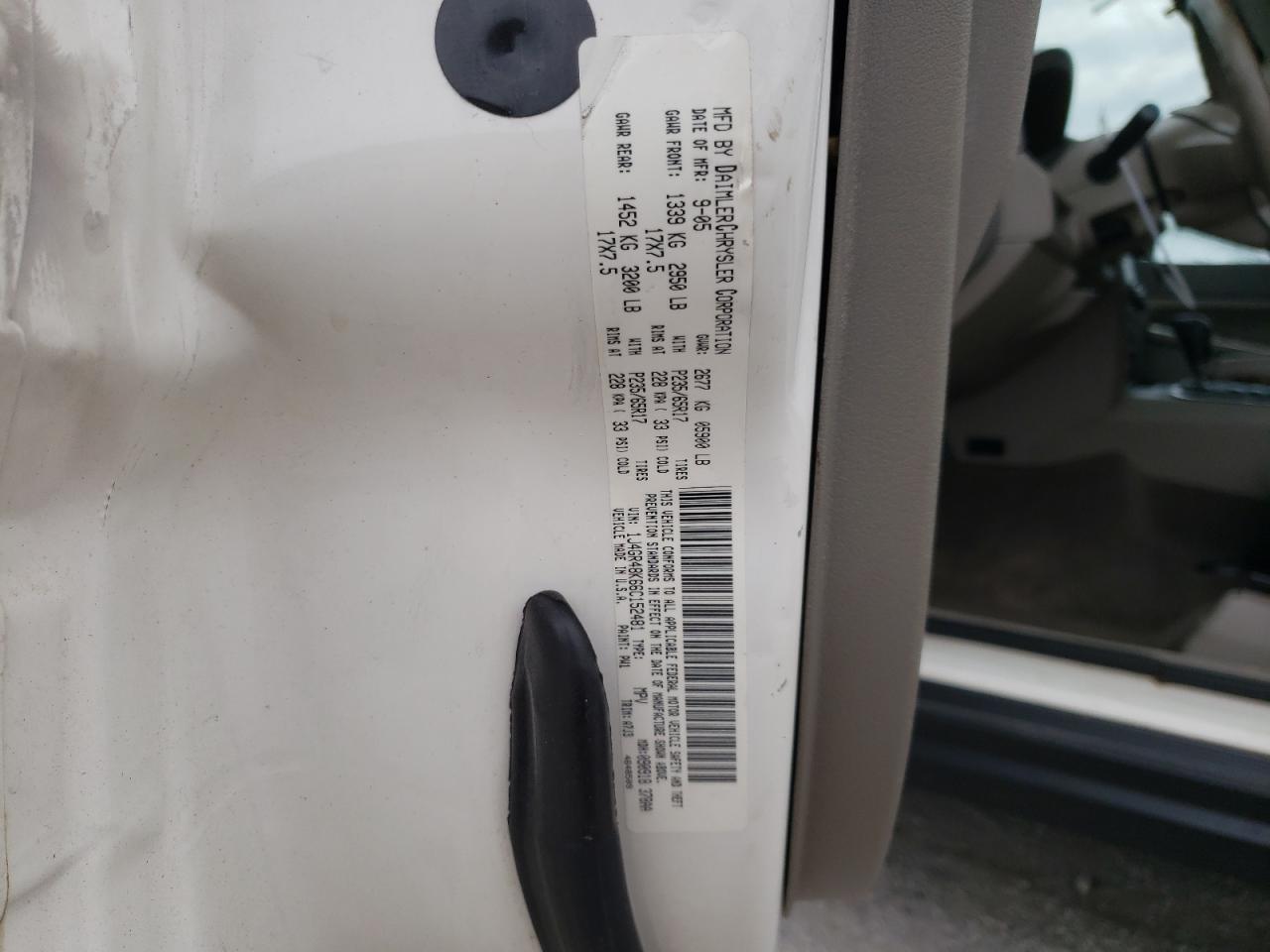 2006 Jeep Grand Cherokee Laredo VIN: 1J4GR48K66C152481 Lot: 61863844