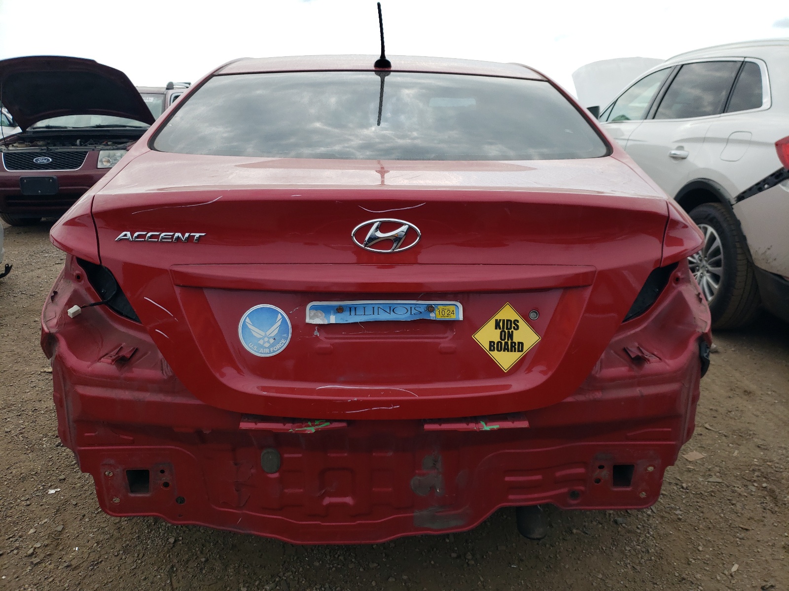 KMHCT4AE8EU619527 2014 Hyundai Accent Gls