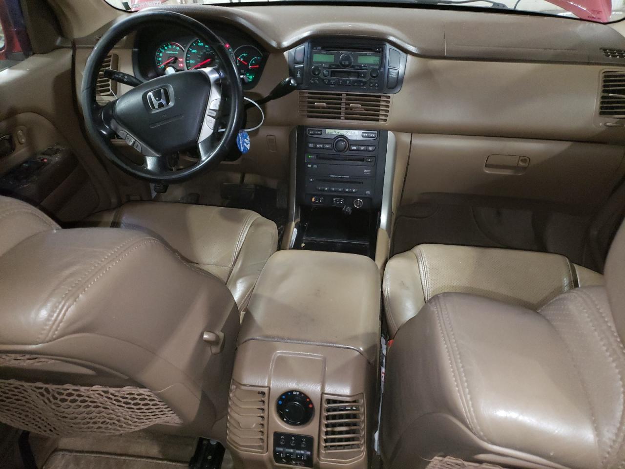 2005 Honda Pilot Exl VIN: 2HKYF18605H558585 Lot: 64611474