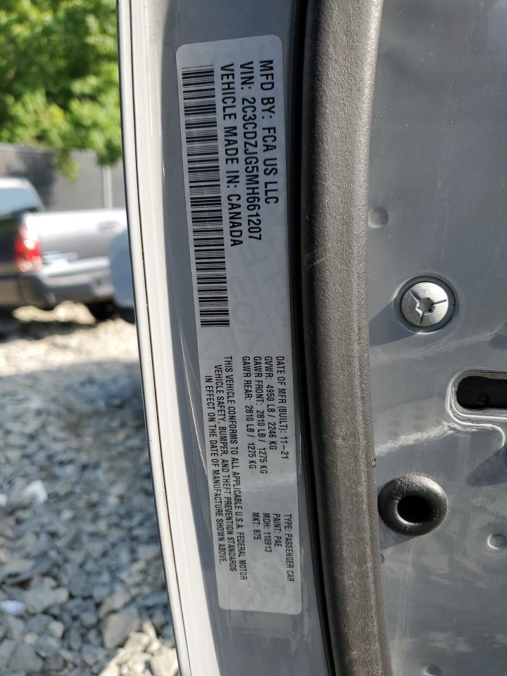 2021 Dodge Challenger Gt VIN: 2C3CDZJG5MH661207 Lot: 63235924