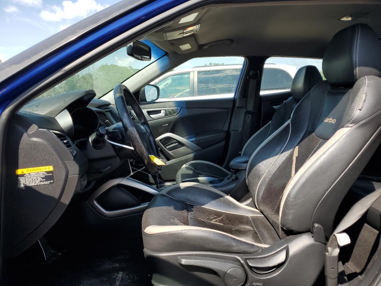 2013 Hyundai Veloster Turbo VIN: KMHTC6AE0DU160911 Lot: 63061724