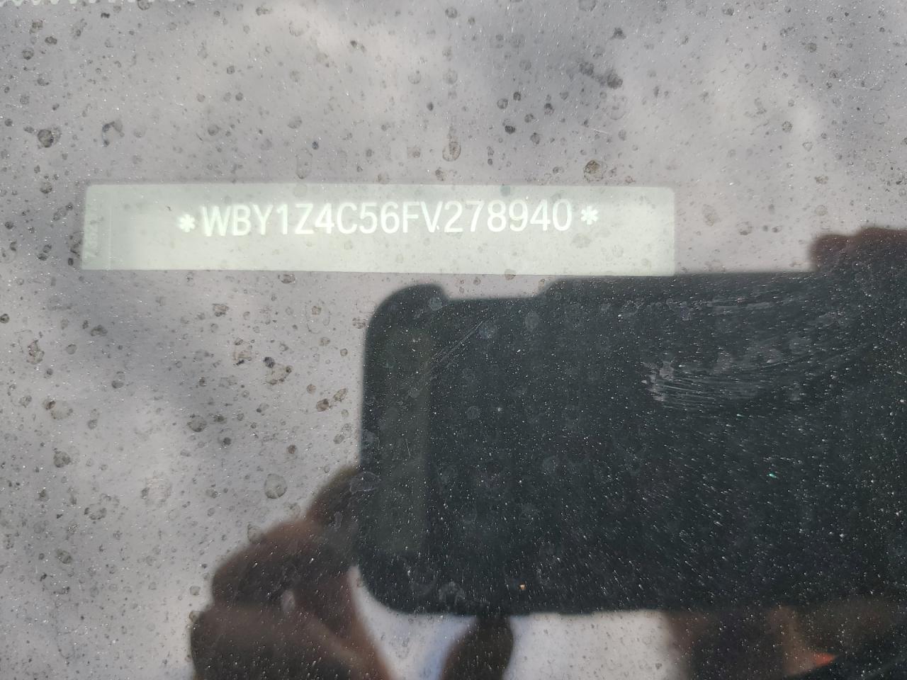 2015 BMW I3 Rex VIN: WBY1Z4C56FV278940 Lot: 63835174