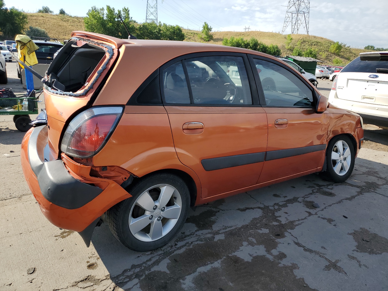 KNADE163176272247 2007 Kia Rio 5 Sx