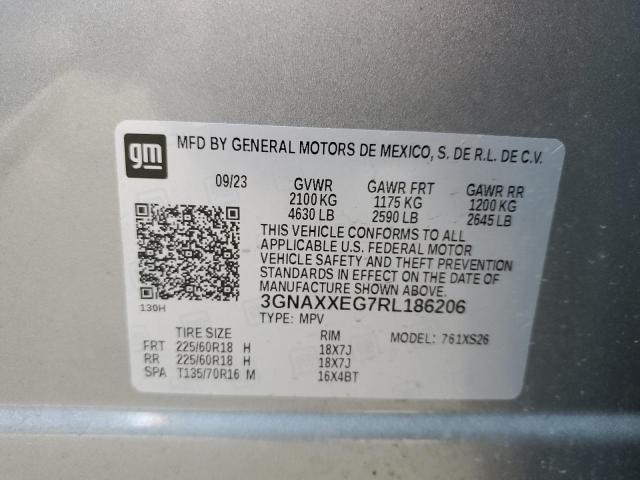 3GNAXXEG7RL186206 Chevrolet Equinox PR 13