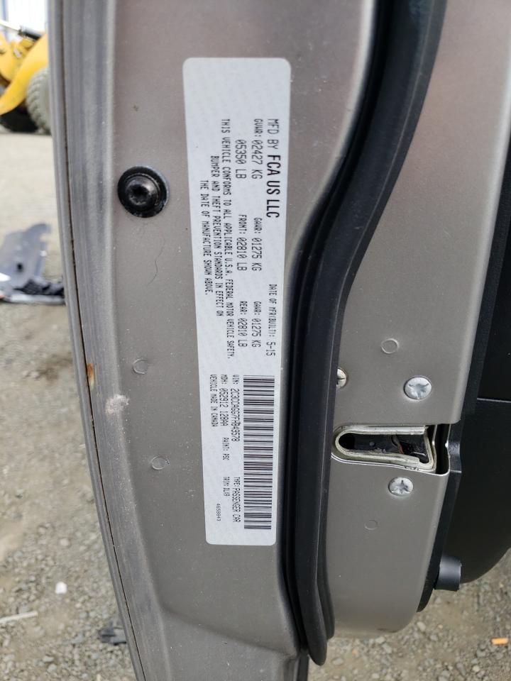 2015 Chrysler 300 S VIN: 2C3CCAGG7FH849578 Lot: 64654304