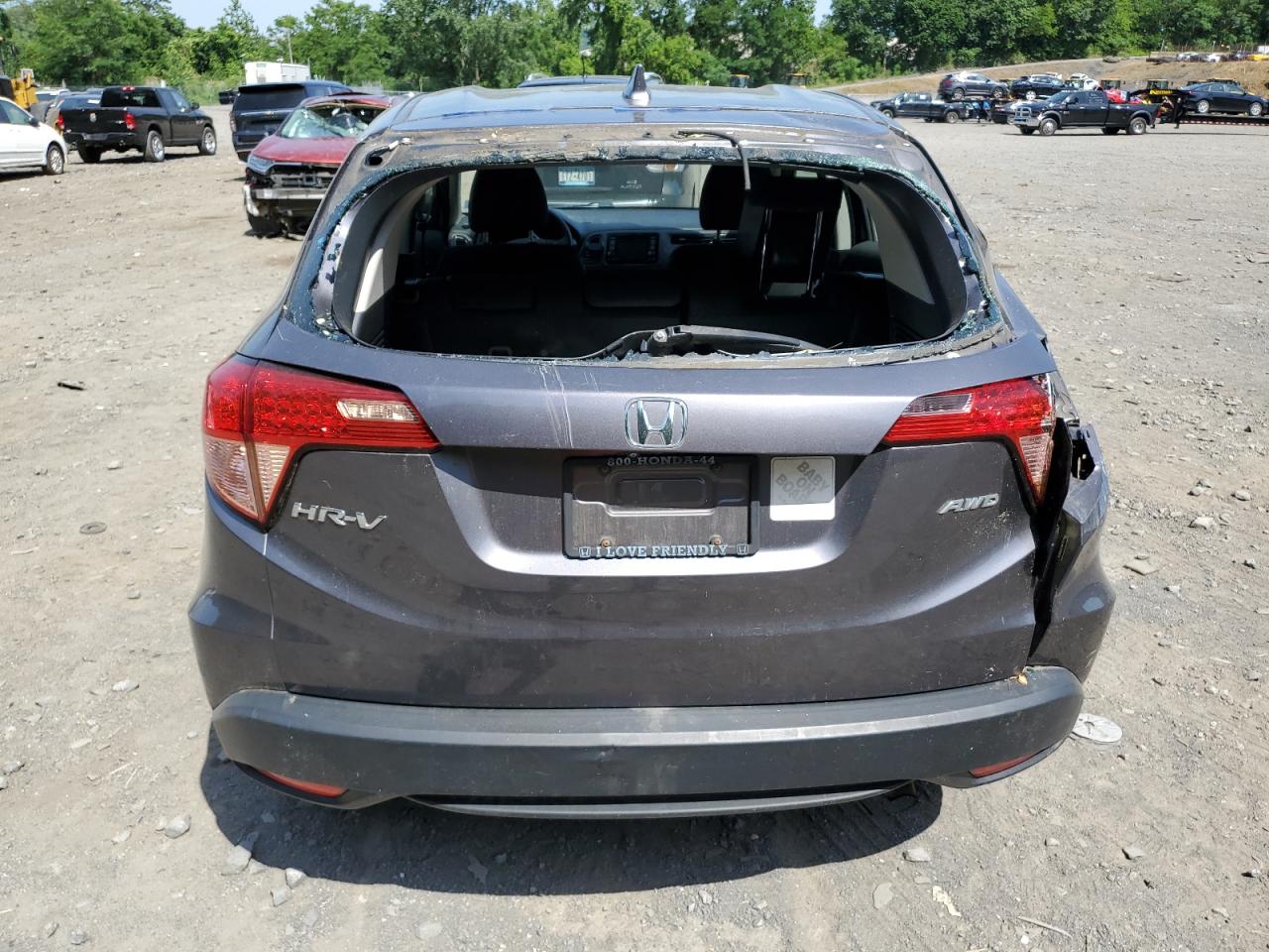 2017 Honda Hr-V Lx VIN: 3CZRU6H31GM742714 Lot: 61684204