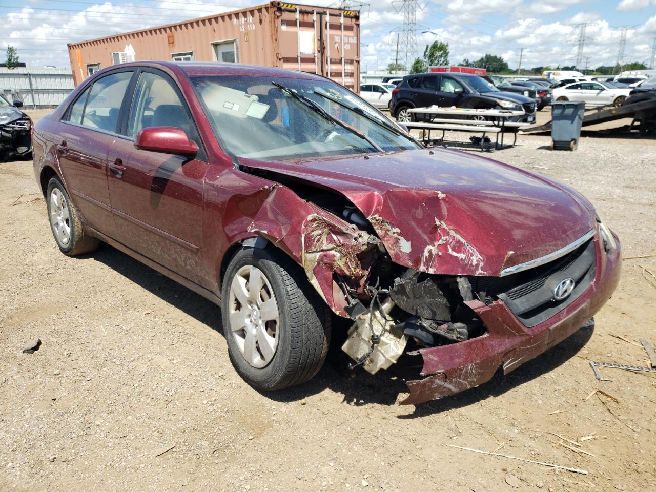 2007 Hyundai Sonata Gls VIN: 5NPET46C87H240626 Lot: 61838914