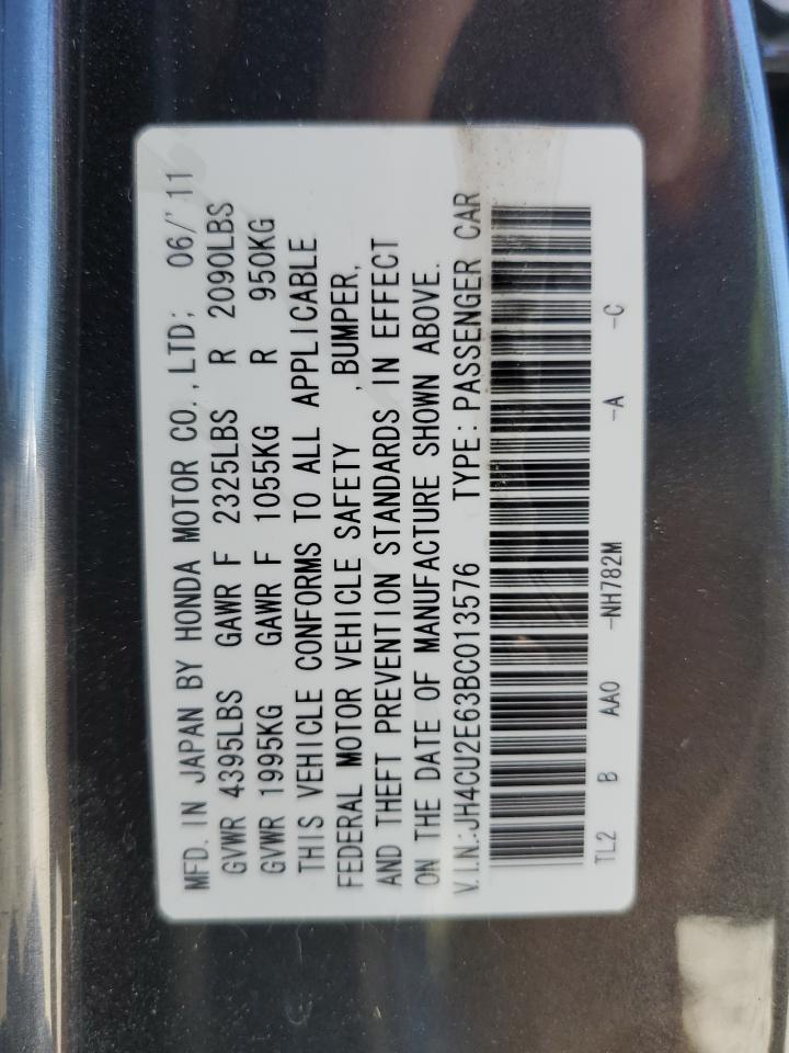 JH4CU2E63BC013576 2011 Acura Tsx