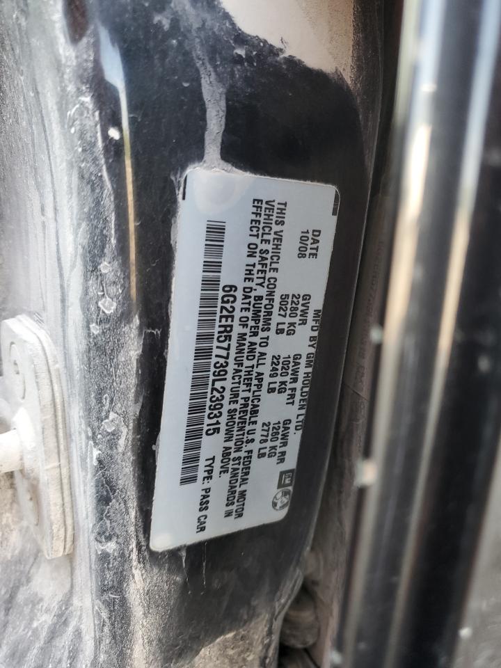 6G2ER57739L239315 2009 Pontiac G8