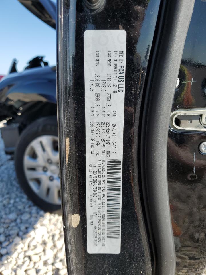 2018 Dodge Journey Sxt VIN: 3C4PDCBG4JT534069 Lot: 61568834