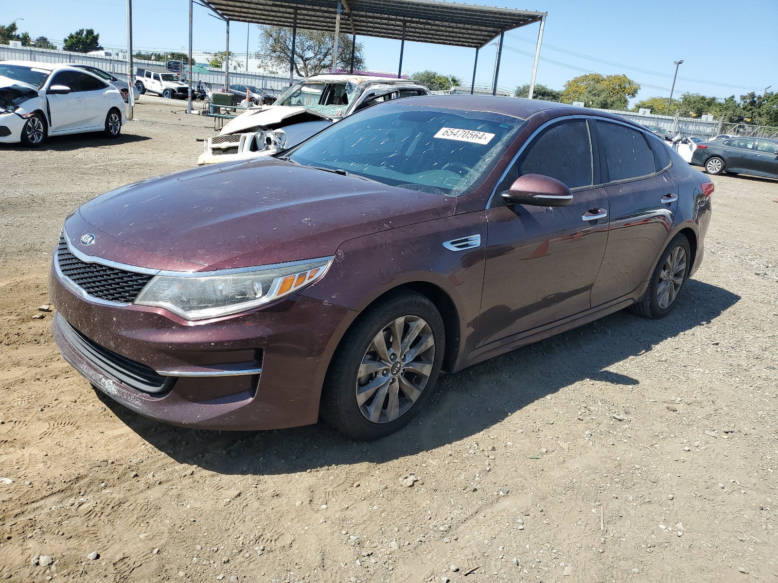 2016 Kia Optima Lx vin: 5XXGT4L39GG001689