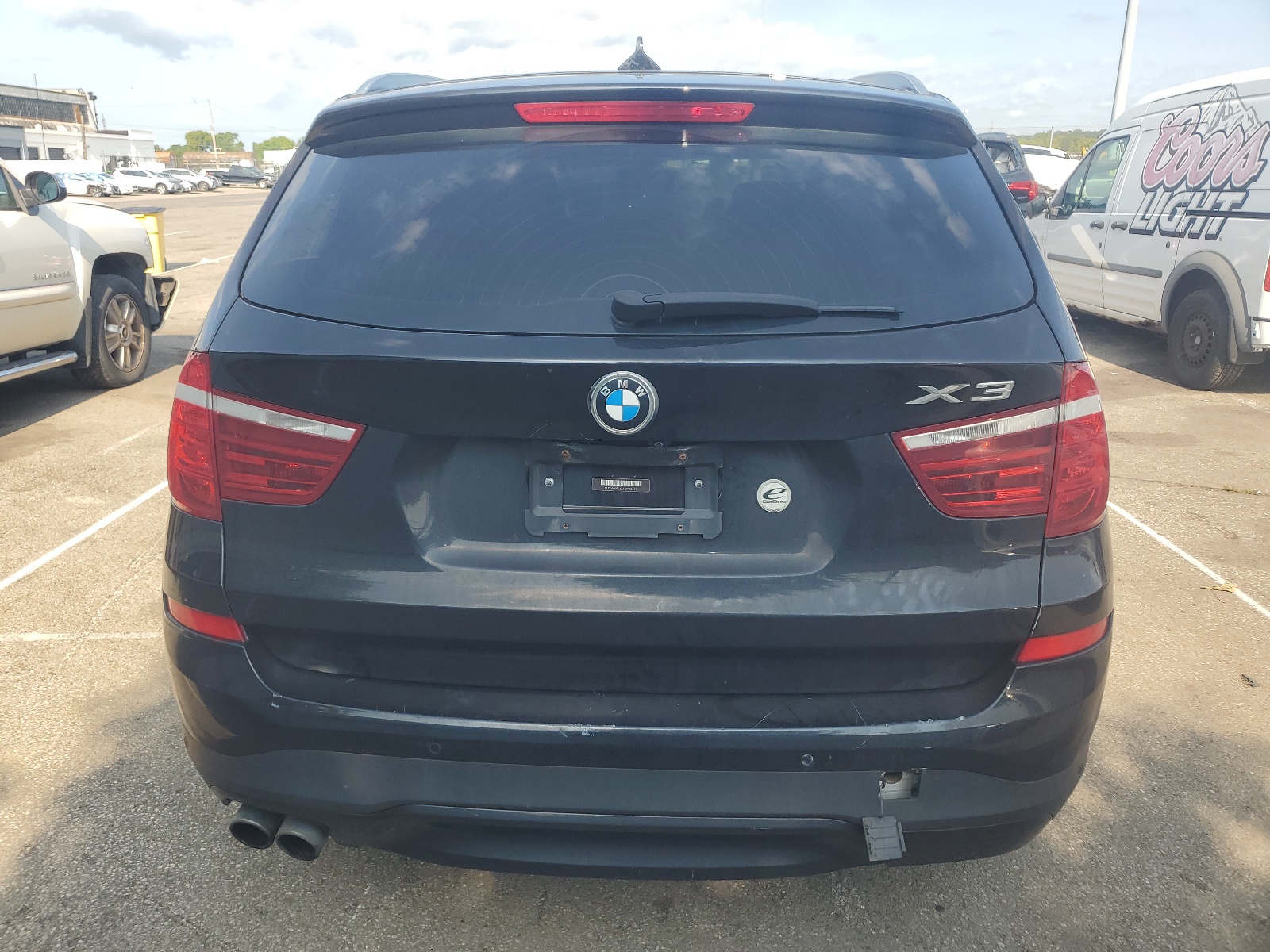 2017 BMW X3 xDrive28I vin: 5UXWX9C55H0T03495