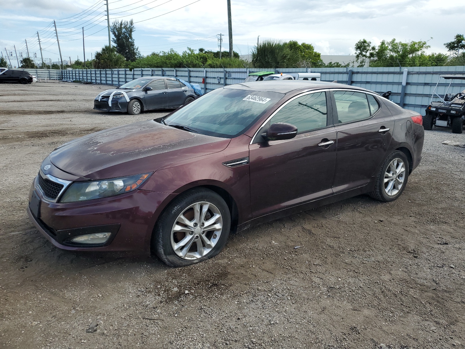 2013 Kia Optima Lx vin: 5XXGM4A74DG183347