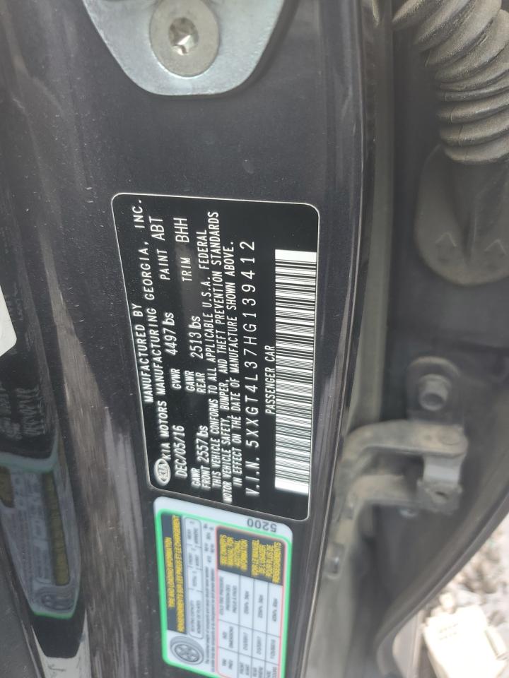 2017 Kia Optima Lx VIN: 5XXGT4L37HG139412 Lot: 64824804