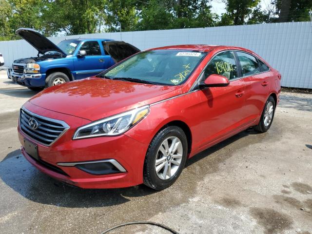  HYUNDAI SONATA 2017 Czerwony