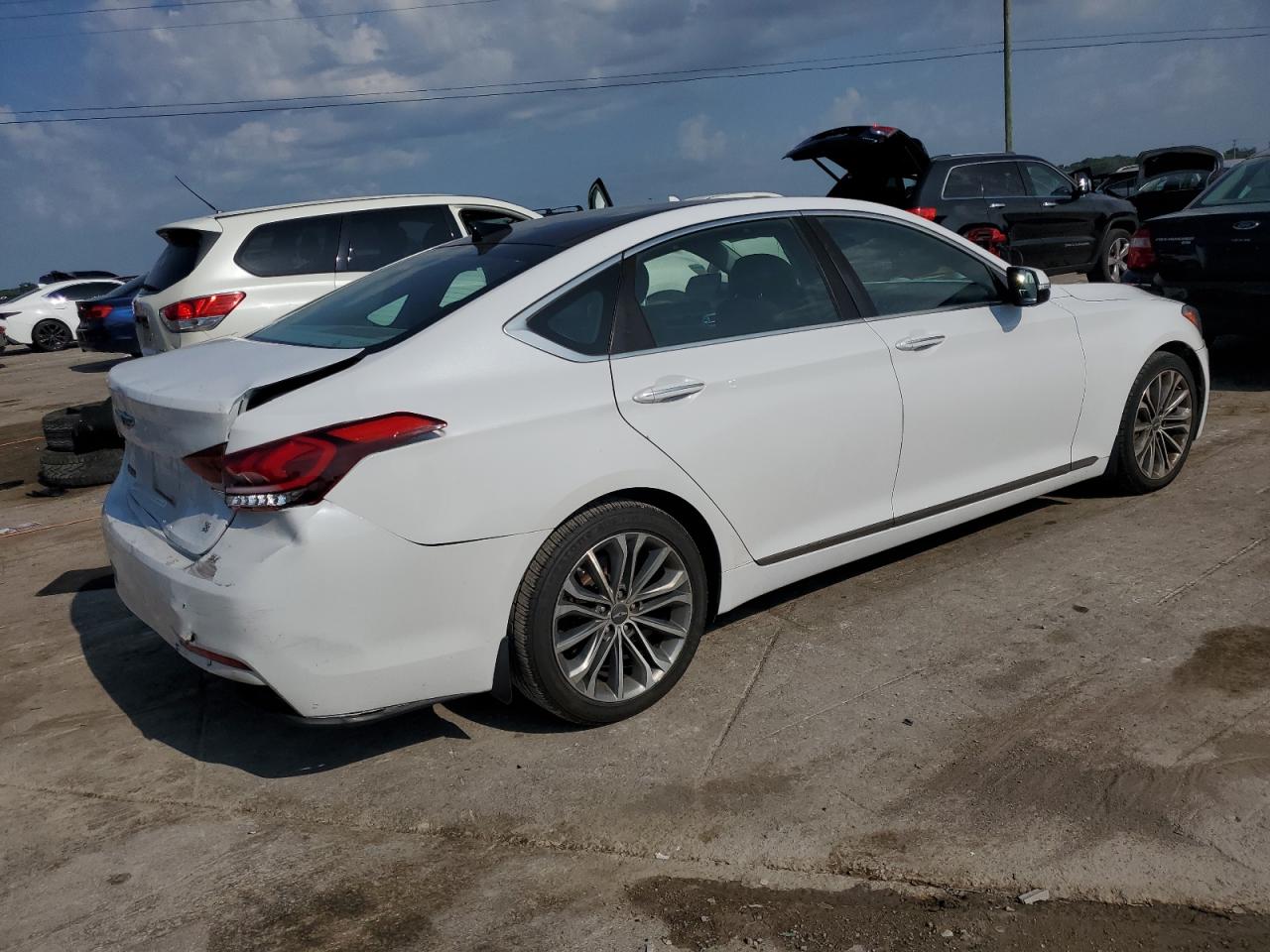 2016 Hyundai Genesis 3.8L VIN: KMHGN4JEXGU142808 Lot: 64990074