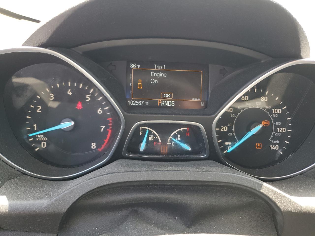 2017 Ford Escape S VIN: 1FMCU0F70HUE17771 Lot: 64392144