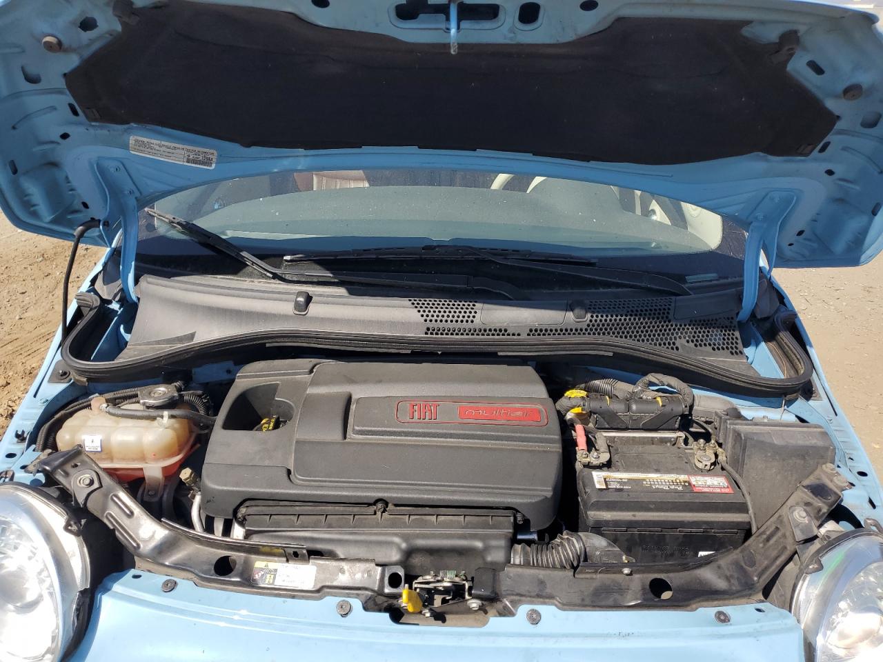 2015 Fiat 500 Lounge VIN: 3C3CFFCR5FT502740 Lot: 63292024