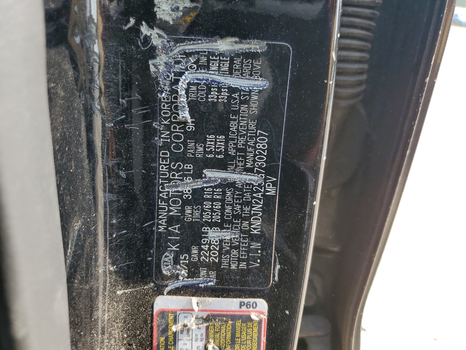 KNDJN2A25G7302807 2016 Kia Soul