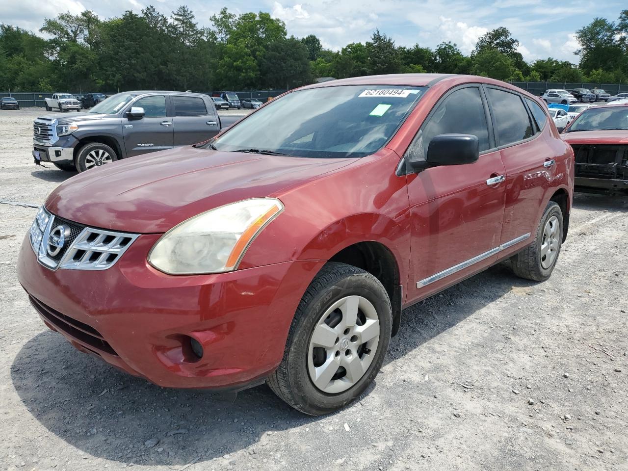 2012 Nissan Rogue S VIN: JN8AS5MV3CW387733 Lot: 62180494