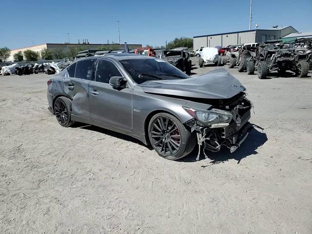 2018 Infiniti Q50 Red Sport 400 VIN: JN1FV7AP5JM460090 Lot: 61571664