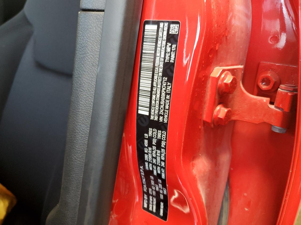 2019 Jeep Renegade Sport VIN: ZACNJBAB9KPK74712 Lot: 63167494