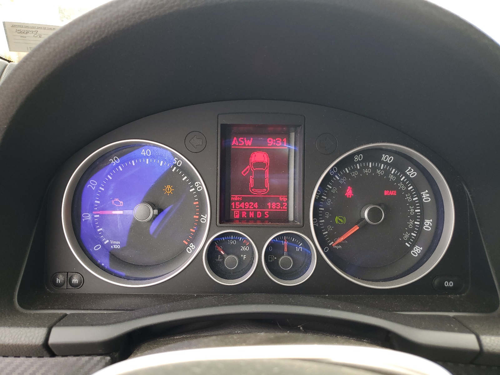 WVWFV71K78W185693 2008 Volkswagen Gti