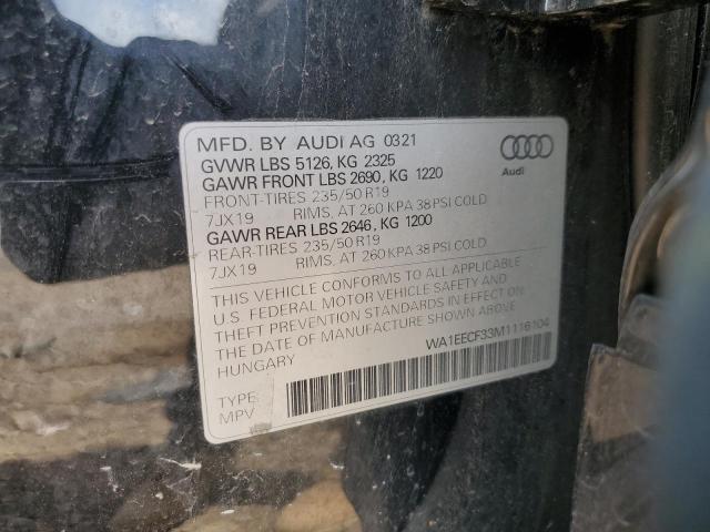 WA1EECF33M1116104 Audi Q3 PREMIUM 13