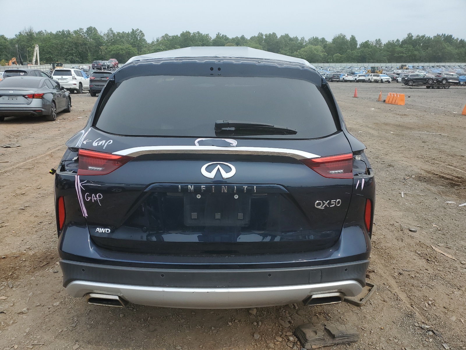 3PCAJ5M33KF123864 2019 Infiniti Qx50 Essential