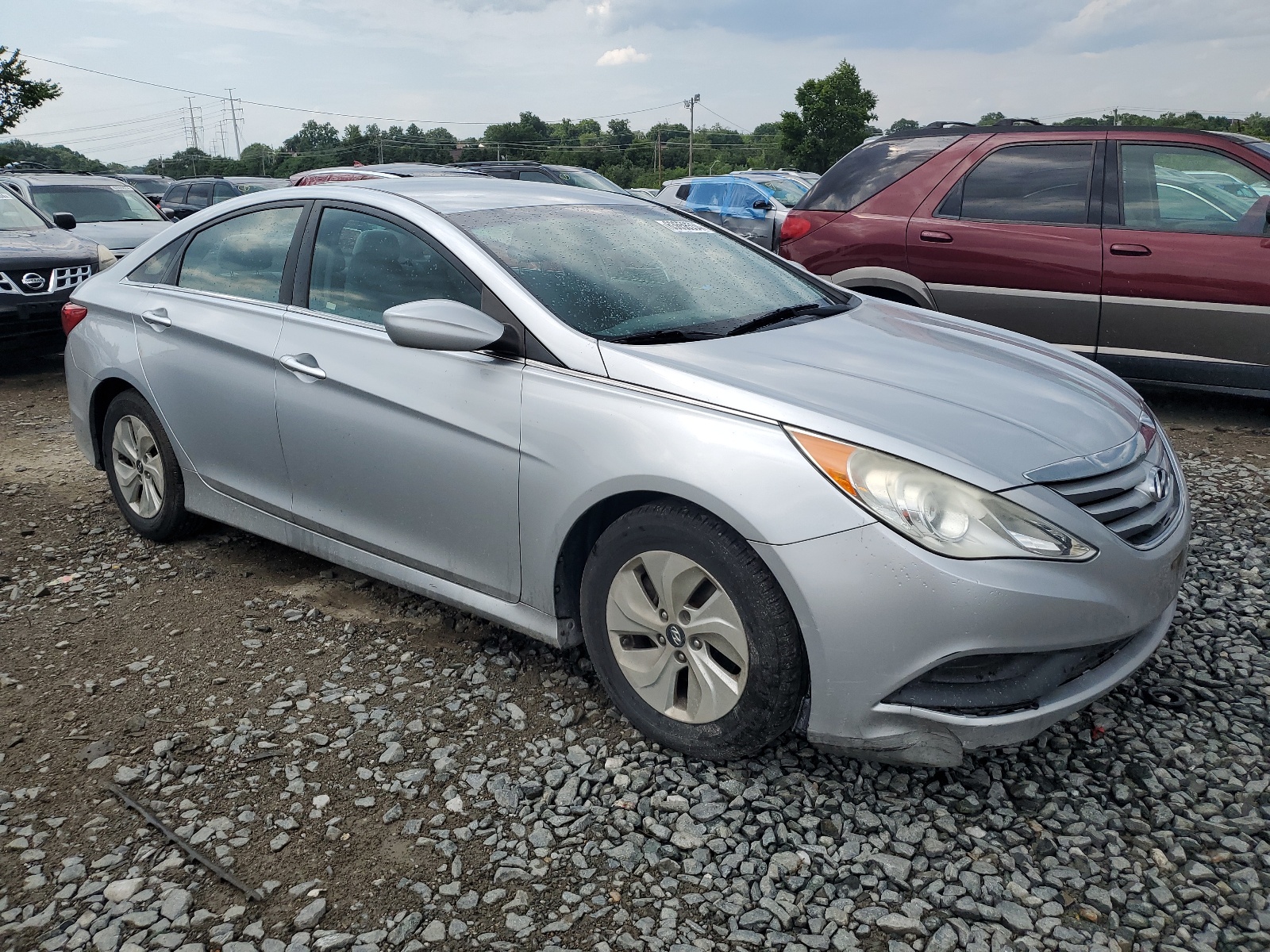 2014 Hyundai Sonata Gls vin: 5NPEB4AC7EH816763