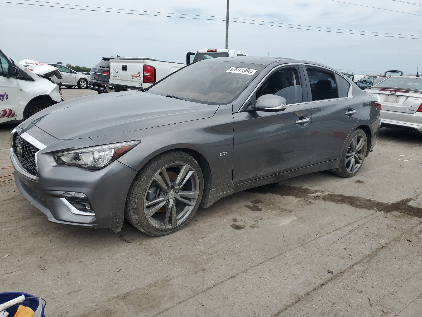 2019 Infiniti Q50 Luxe vin: JN1EV7AP9KM540988