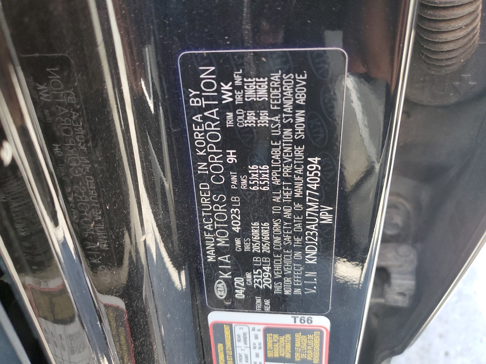 KNDJ23AU7M7740594 2021 Kia Soul Lx