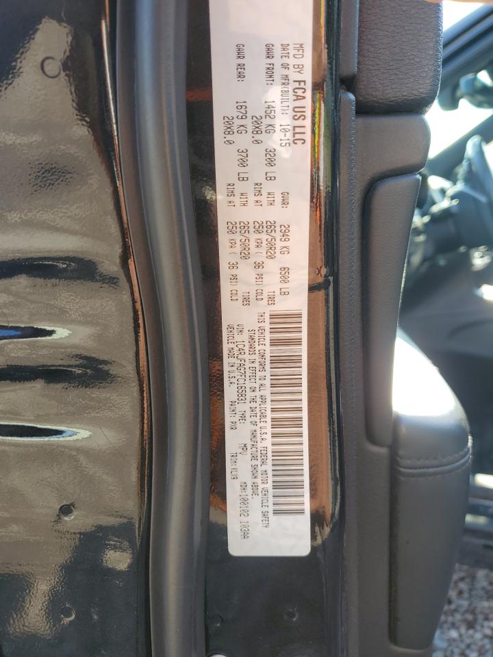 2015 Jeep Grand Cherokee Laredo VIN: 1C4RJFAG7FC165831 Lot: 63468754