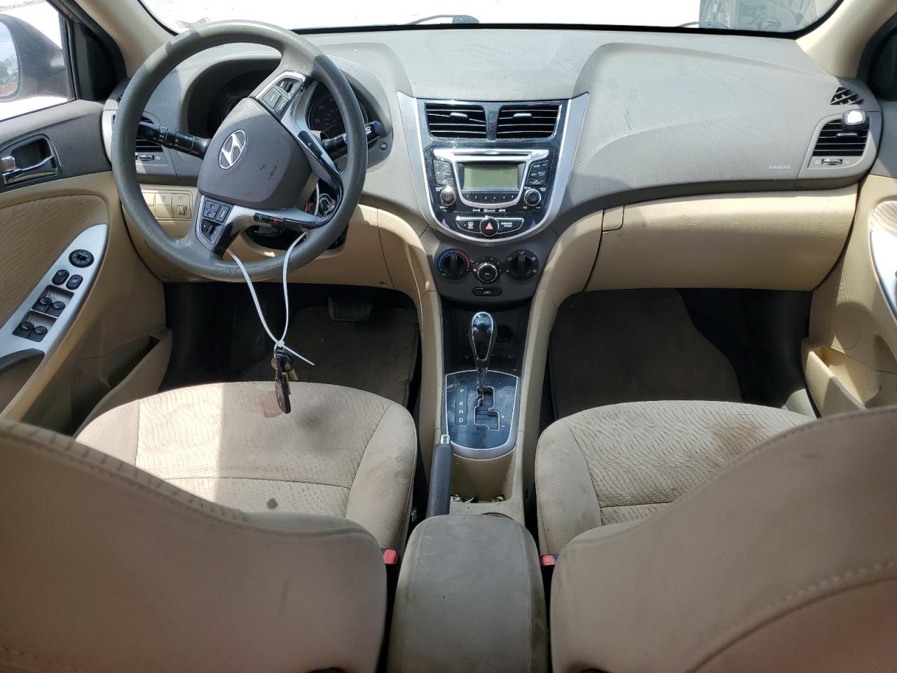 2013 Hyundai Accent Gls VIN: KMHCU4AE1DU443092 Lot: 62524824