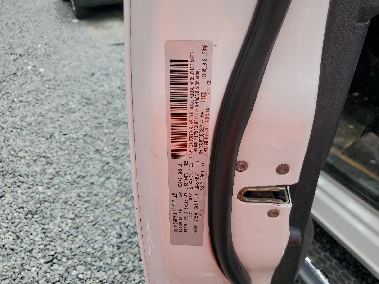 3C6UR5CJ3FG527177 2015 Ram 2500 St