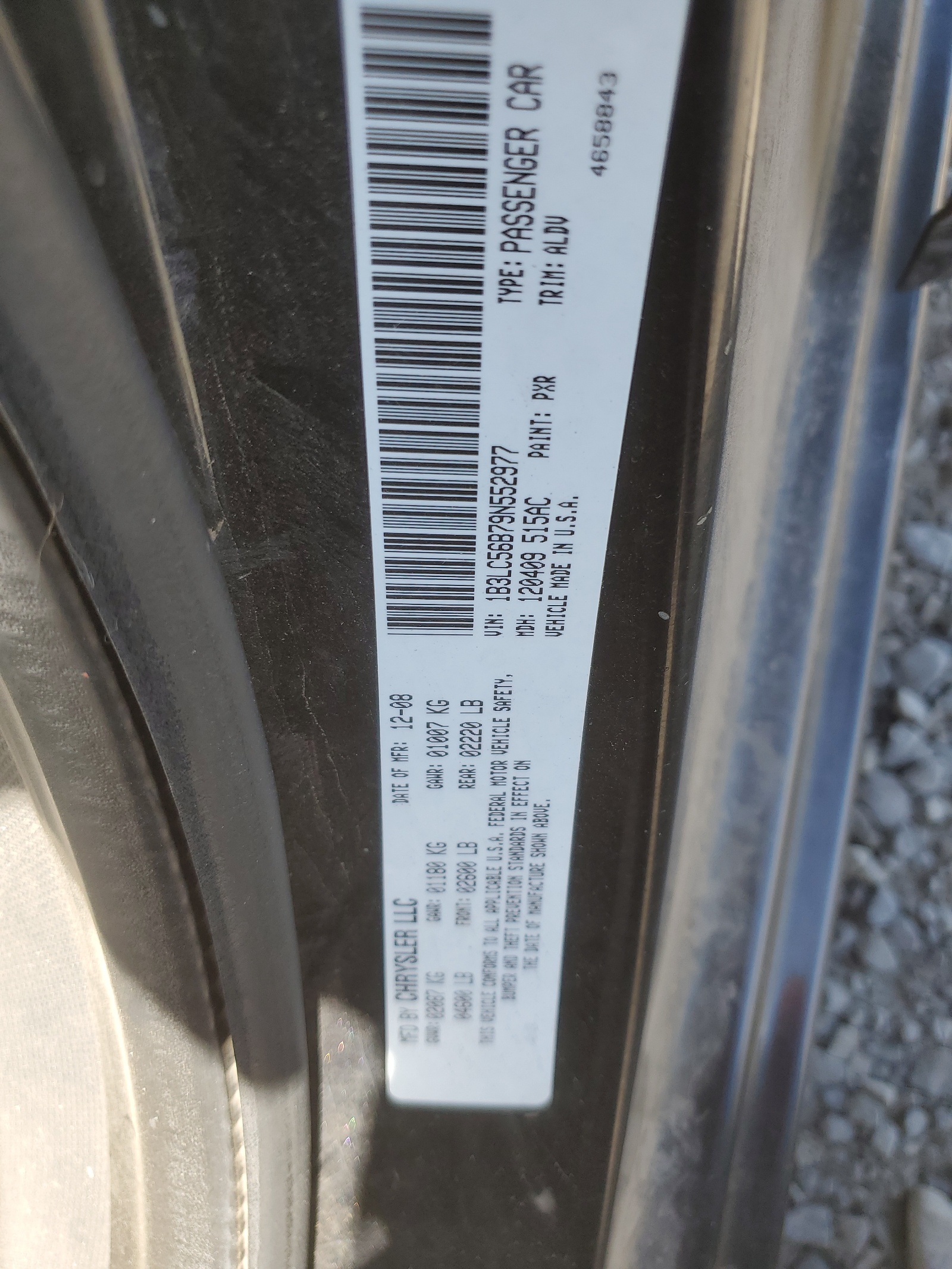 1B3LC56B79N552977 2009 Dodge Avenger Sxt