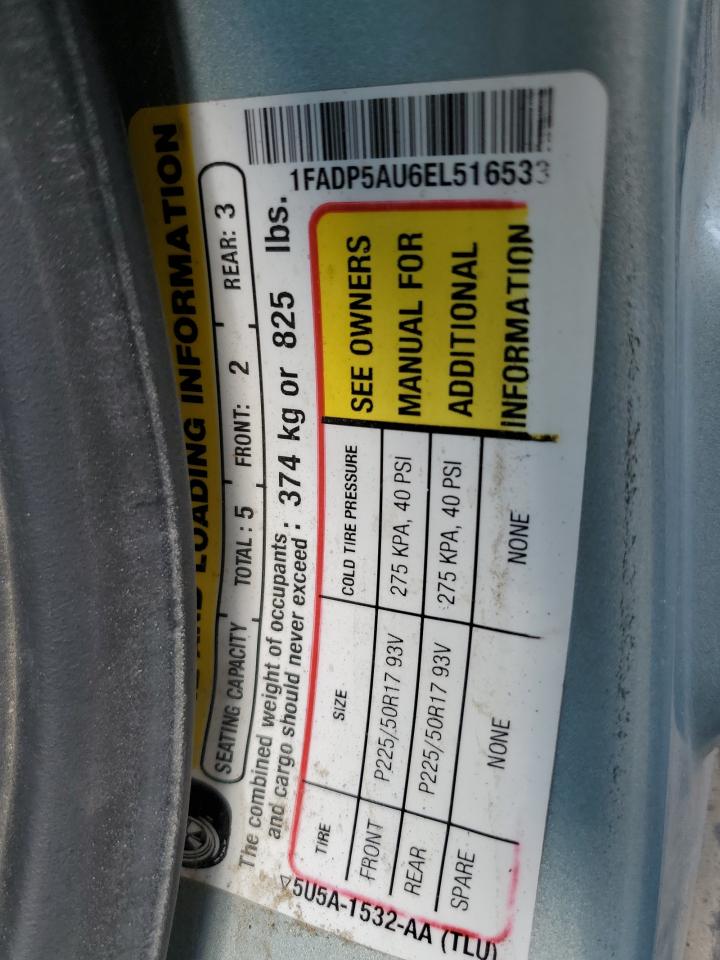 2014 Ford C-Max Se VIN: 1FADP5AU6EL516533 Lot: 61085214