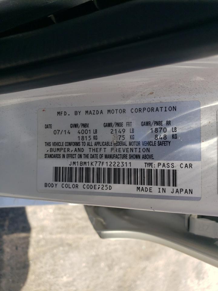 2015 Mazda 3 Sport VIN: JM1BM1K77F1222311 Lot: 65193994