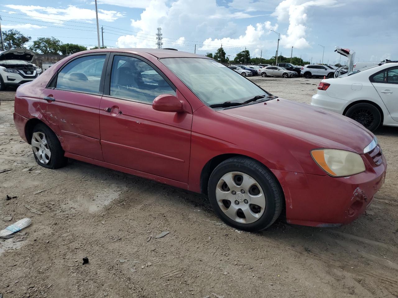 2006 Kia Spectra Lx VIN: KNAFE121X65326159 Lot: 63615714