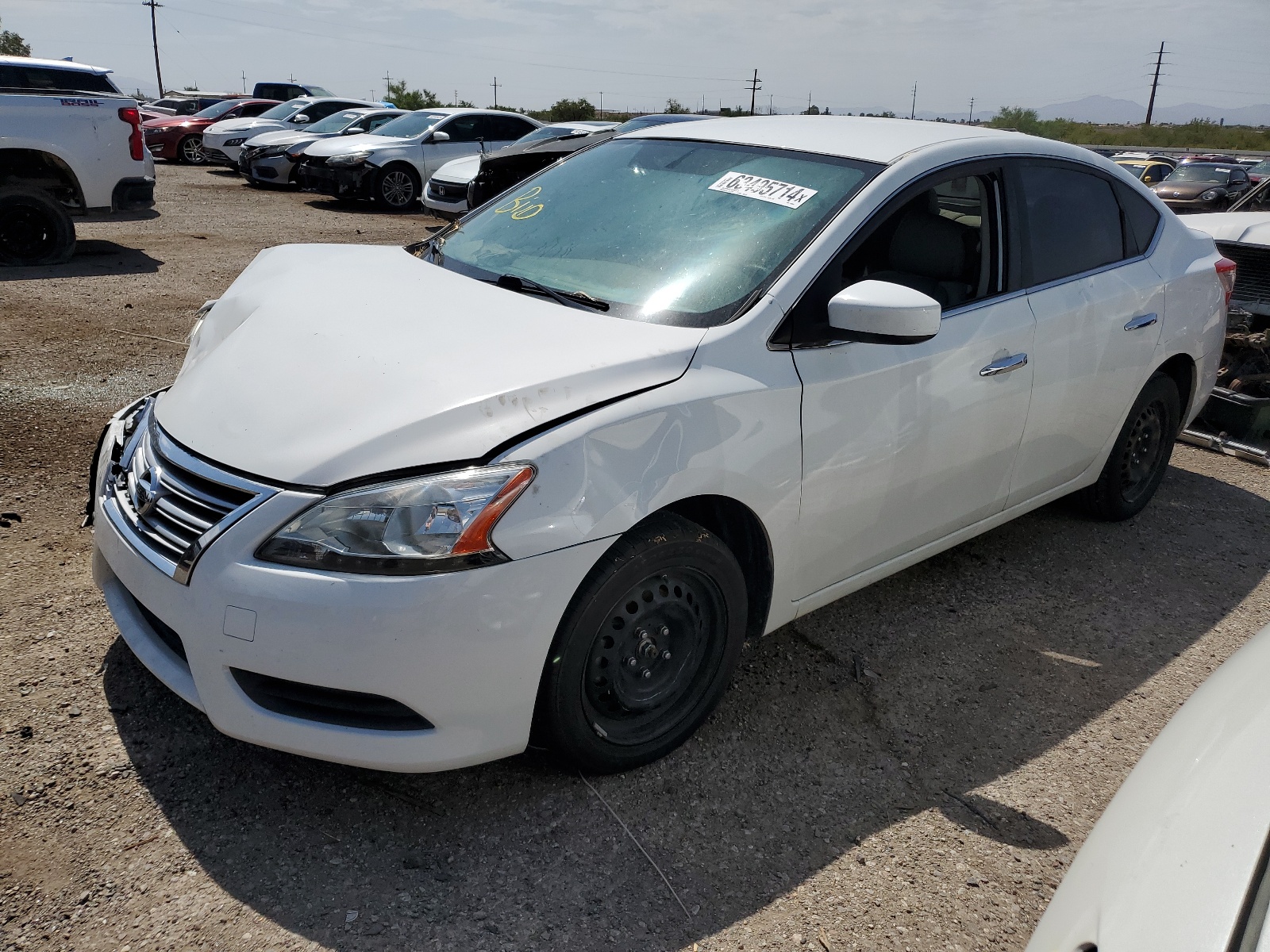 2015 Nissan Sentra S vin: 3N1AB7AP1FY220204