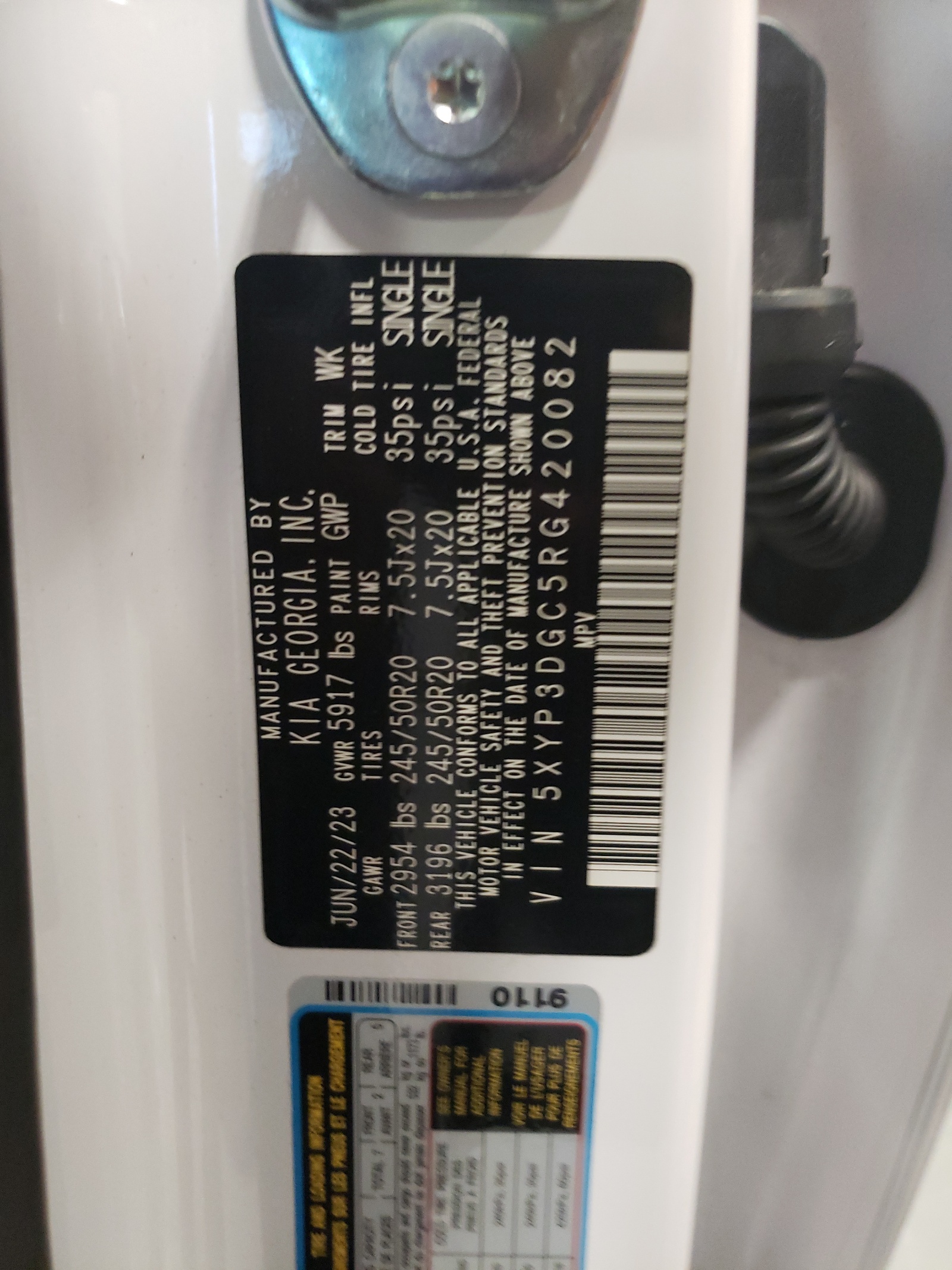 5XYP3DGC5RG420082 2024 Kia Telluride Ex