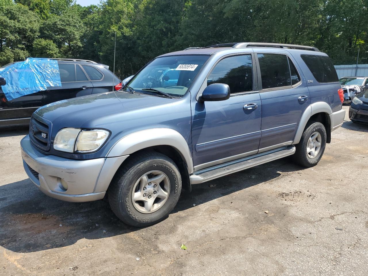 2002 Toyota Sequoia Sr5 VIN: 5TDZT34A02S117063 Lot: 65355914