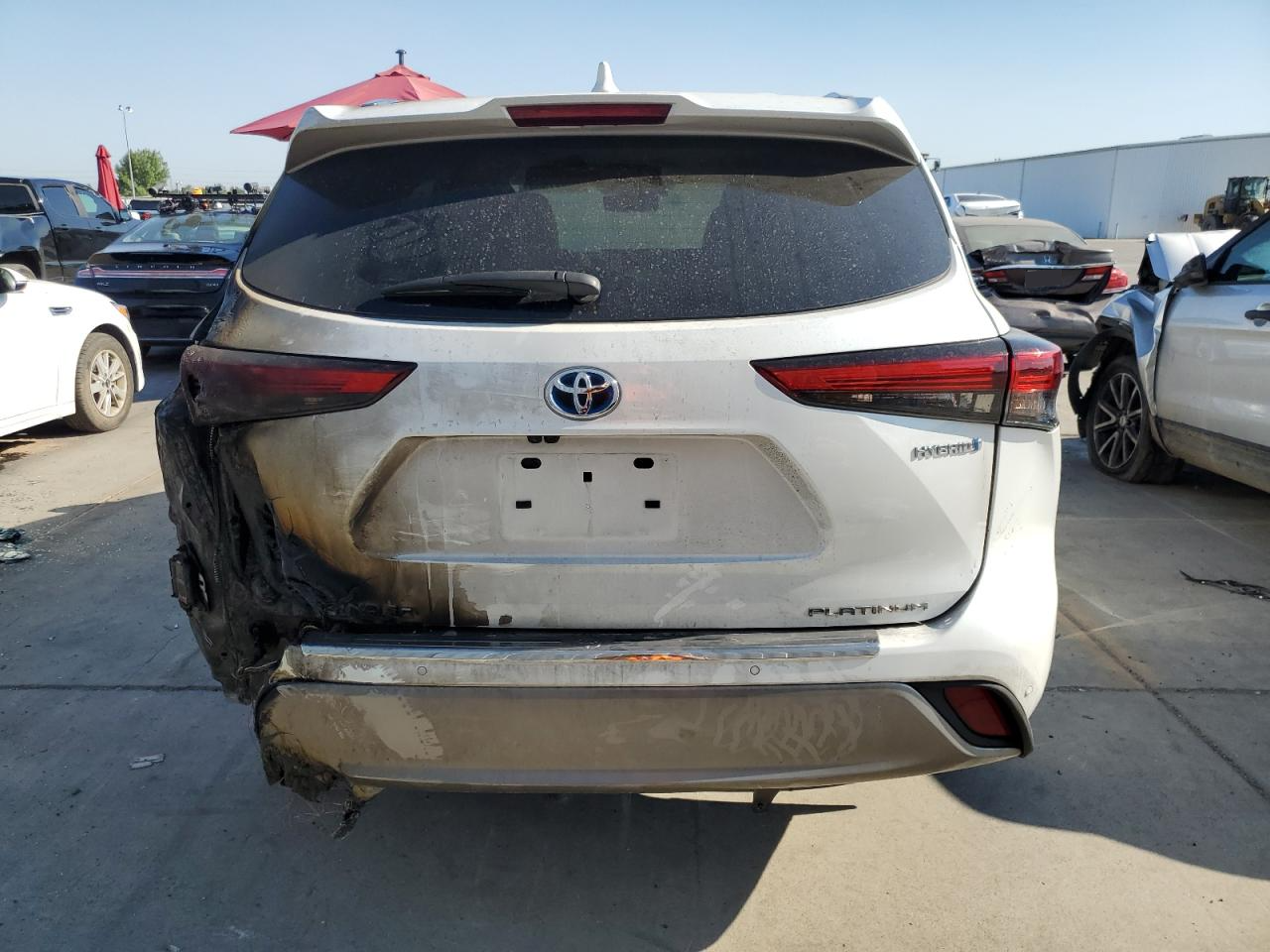 5TDEBRCH2NS086406 2022 Toyota Highlander Hybrid Platinum