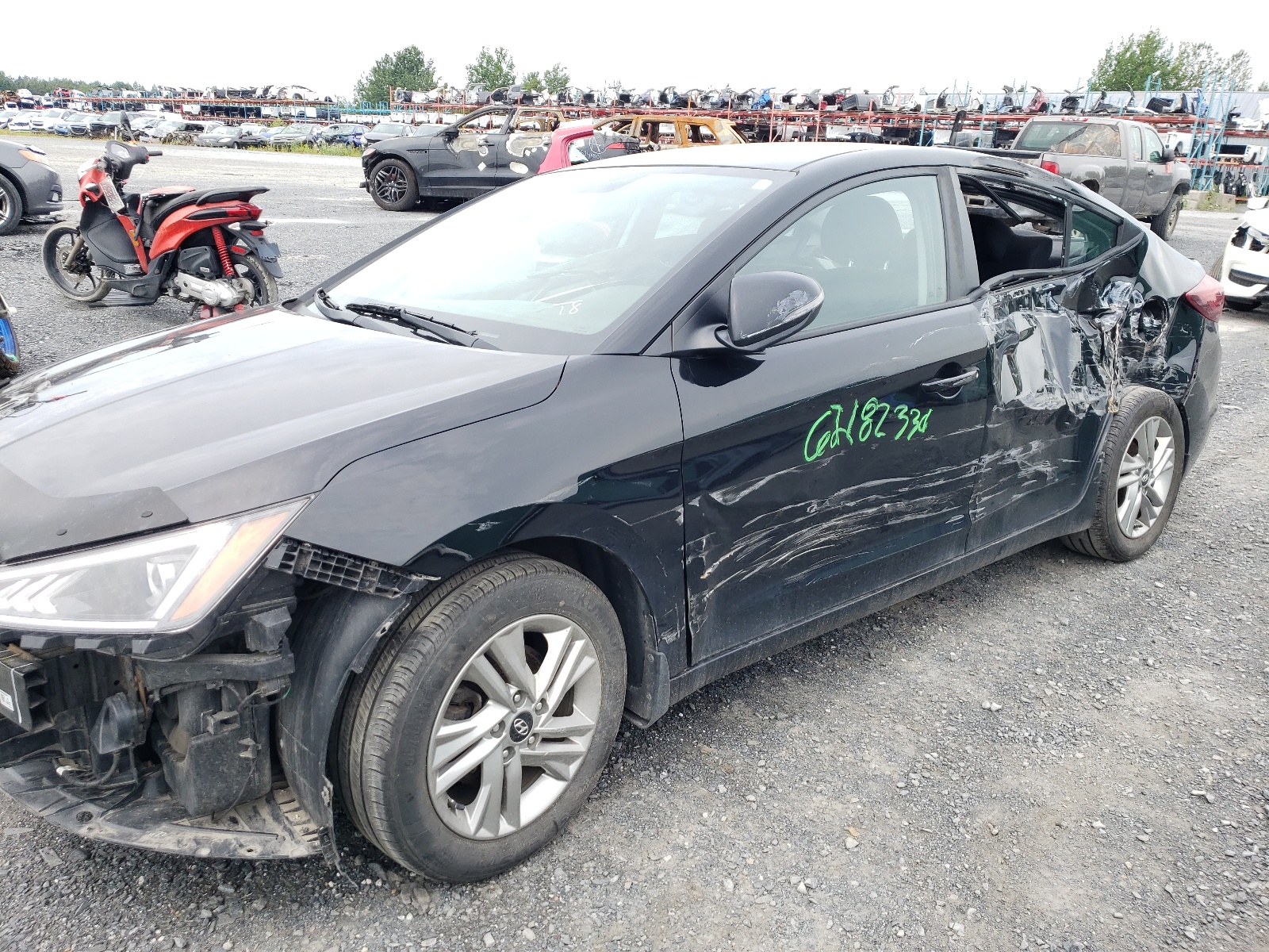 KMHD84LF5LU090725 2020 Hyundai Elantra Sel