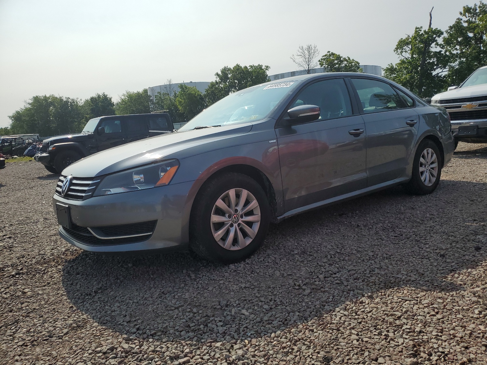 2014 Volkswagen Passat S vin: 1VWAT7A33EC062878