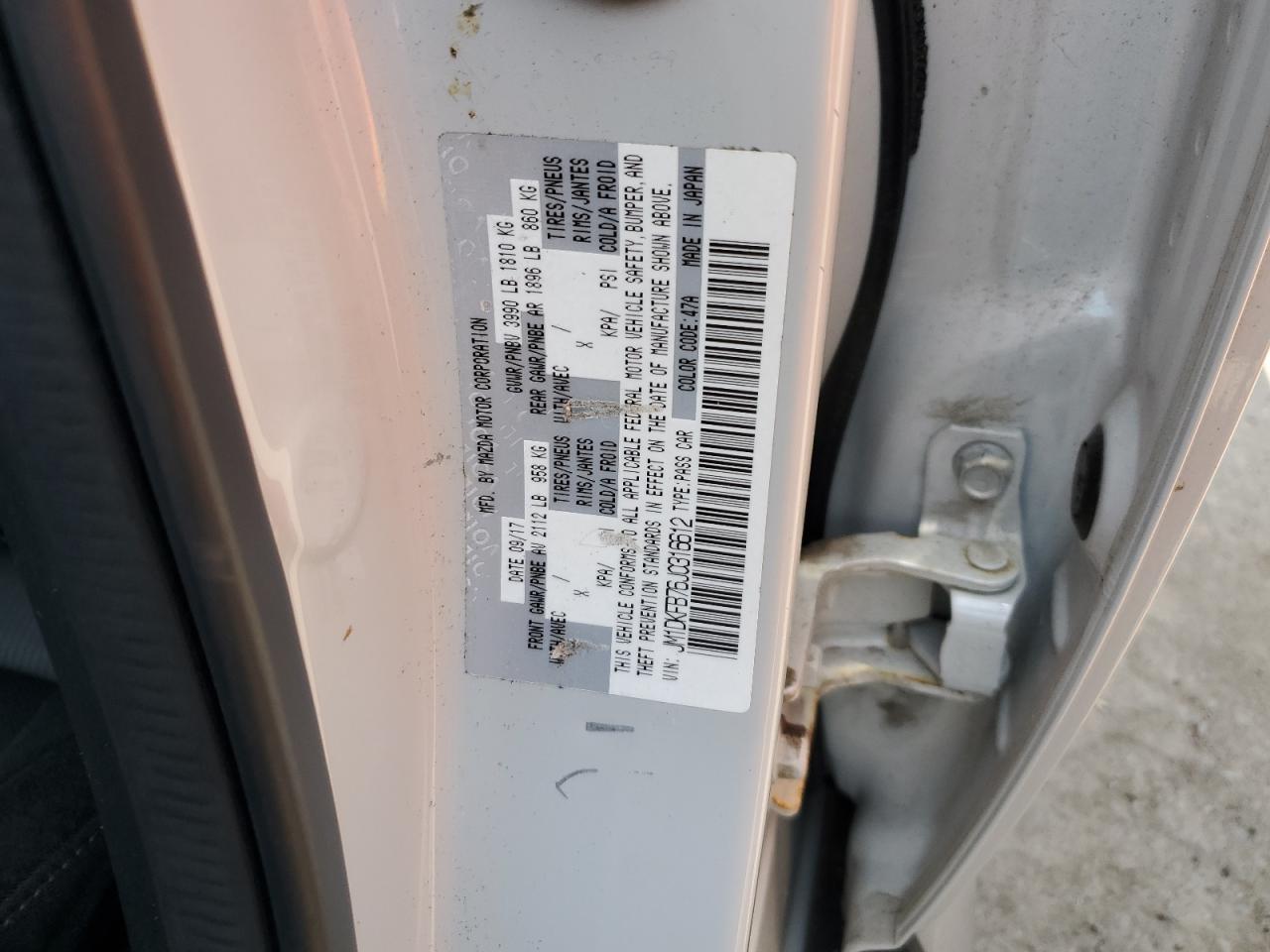 2018 Mazda Cx-3 Sport VIN: JM1DKFB76J0316612 Lot: 63671604