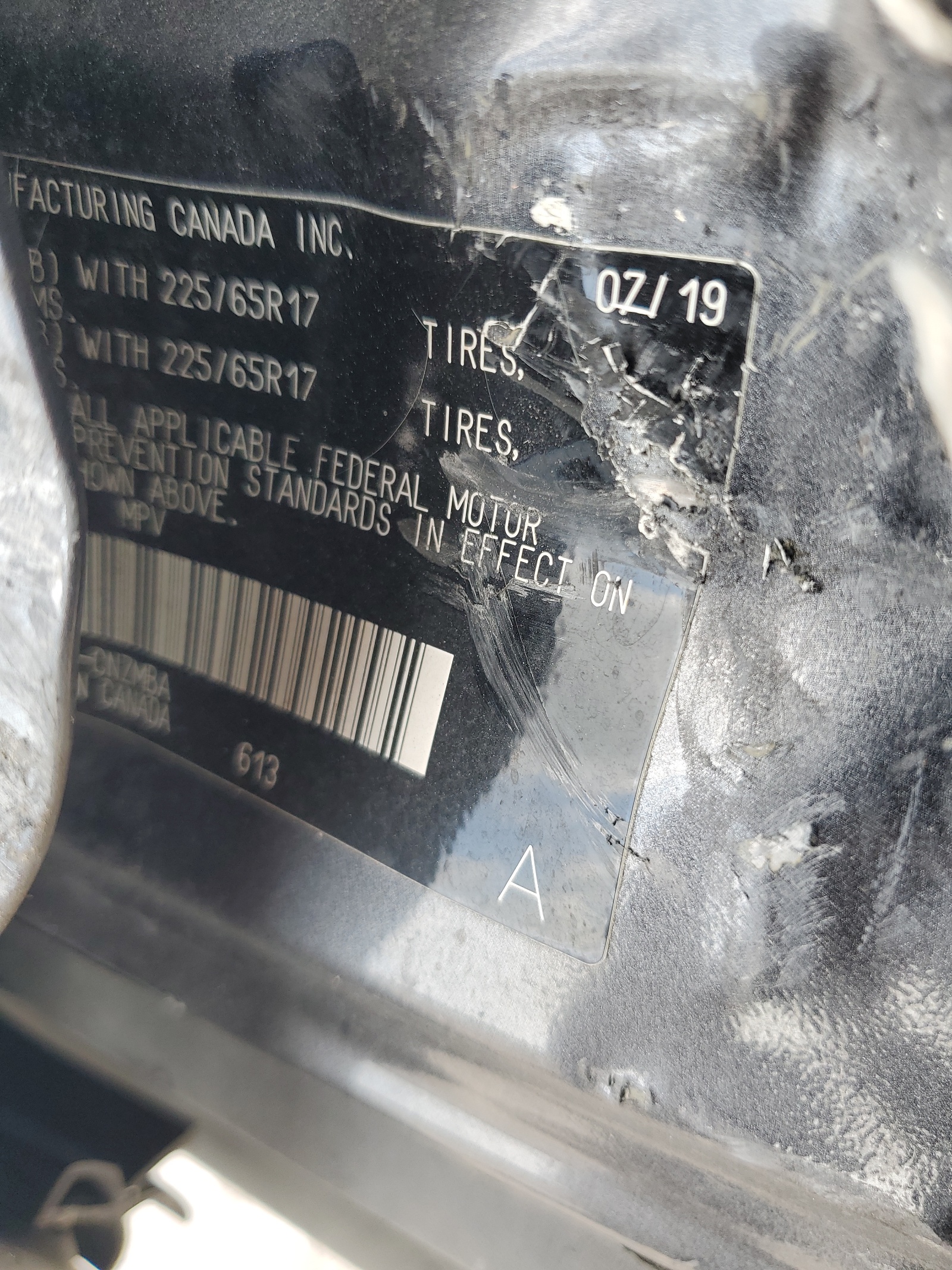 2T3W1RFVXKC020108 2019 Toyota Rav4 Xle